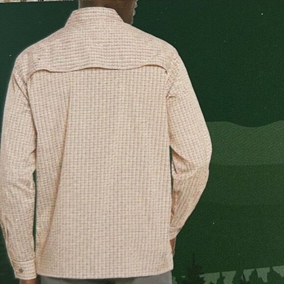 Orvis Long Sleeve Tech Shirt, Browns/Tans, Size XXL, NWT - Picture 2 of 9